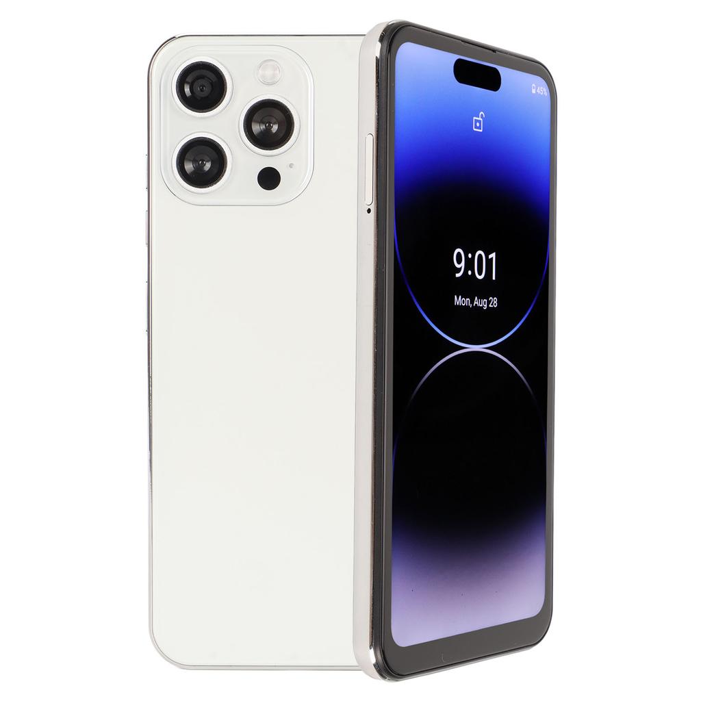 Unlocked Cell Phone 4G 6.7 Inch HD Capsule Screen 8GB RAM 256GB ROM 16MP Front 32MP Rear Camera Face Recognition