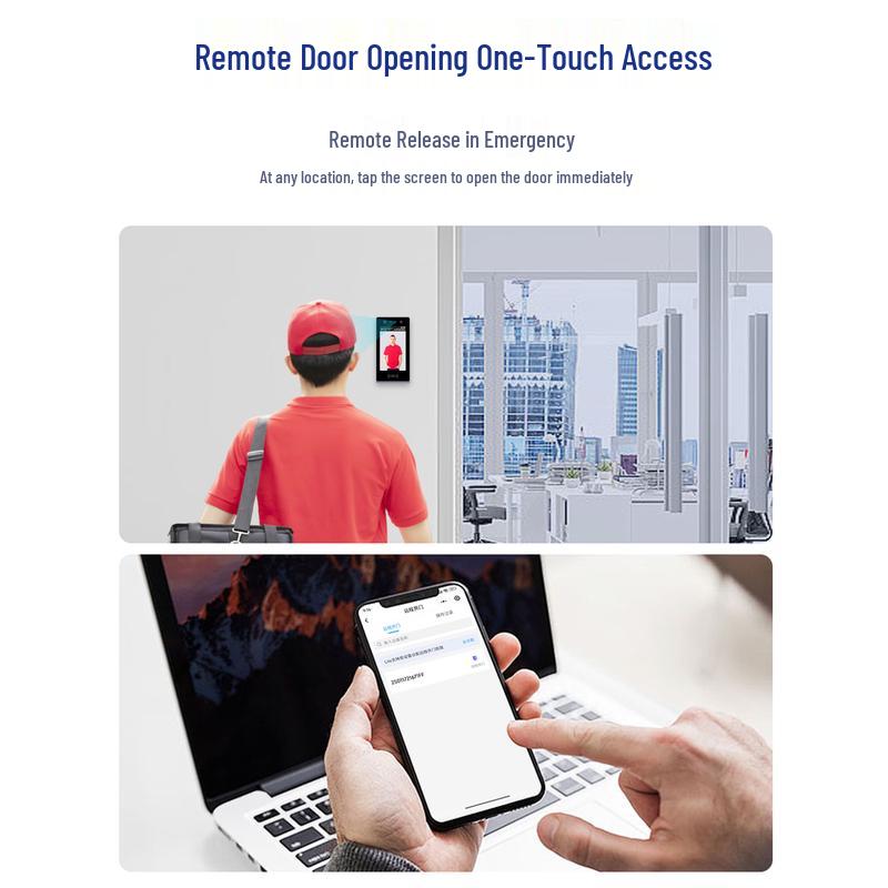 Dynamic Face Recognition Access Control & Time Attendance System CN plug (adapter included)
