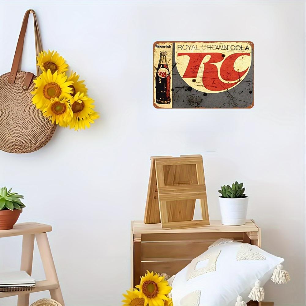 1pc Coke Vintage Metal Aluminum Sign Funny Bar Coffee Sign Kitchen Farm Garden Home Living Room Bedroom Dormitory