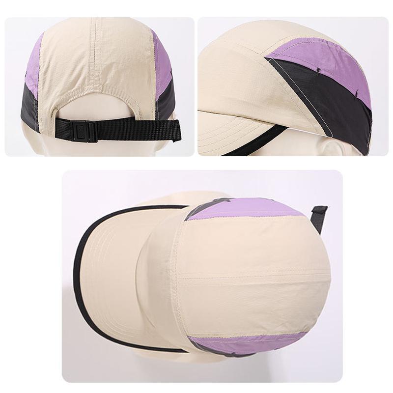 Outdoor Quick-Drying Color Matching Baseball Cap Unisex Breathable Sunshade Cap Sports Riding Sunscreen Cap