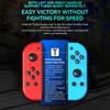 Joypad para interruptor RGB luz de despertar vibração brilho controlador esquerda e direita bluetooth-compatível gamepad para