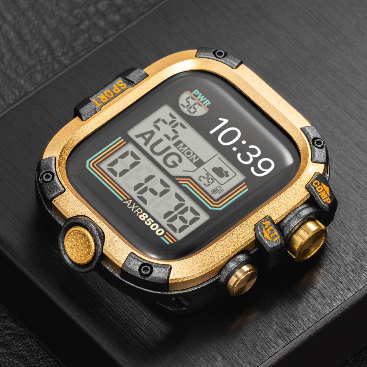 

Водонепроницаемый металлический + ПК бампер для Apple Watch Ultra 49 мм 46 мм 45 мм 44 мм защитная крышка с пленкой для iWatch 10 9 8 7 6 SE 44mm