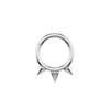 Boucle d'oreille cartilage anneau septum à pointes piercing narine acier chirurgical nez