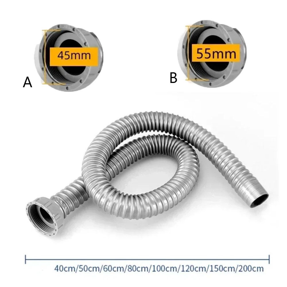 Flexible Dishwasher Waste Hose Universal Drain Strainer Waste Hose  Kitchen