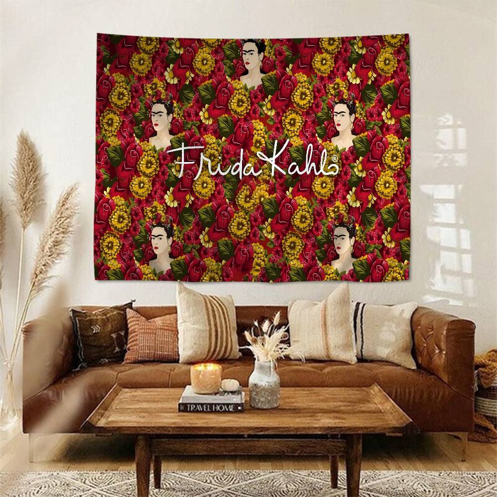 FFrida KKahlo Hanging Bohemian Tapestry Bohemian Wall Tapestries Mandala Kawaii Room Decor