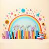 1PC Random Color Gel Pen Pendant Pen Cute Drifting Bottle Bear Pendant Gel Pen Stationery Sweet Lovely Erasable School Office Supplies(Bear Random)