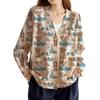 Shengmiao Women's 3D Print Cardigan: 2026 Early Spring/Autumn Knitwear