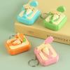 Novelty Mini Cutting Carrot Keychain Plastic Material Simulated Vegetable Pendant  Anxiety Relief