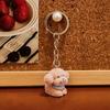 1PC Plush Playful Cartoon Soft Dog Durable Keychain Cute Pendant Exquisite Plush Gift  8.2*2.8cm