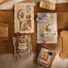 Simulated Fabric Material Book Vintage Scrapbook Paper High Quality Memo Pad Refill Pages