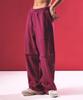 TRAVEL Curved Line Cargo Sweatpants Magenta