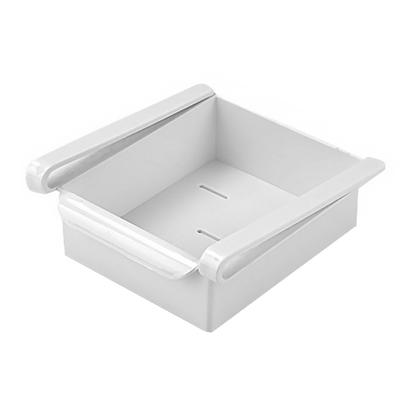 2PCS Küche Kühlschrank Mit Gefrierfach Space Saver Organizer Lagerung Rack Regal Halter Box