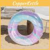 Eco-friendly Pvc Glittery Letter Children's Swim Ring Baby Swimming Boys Girls Infant With Handle Anti-flip