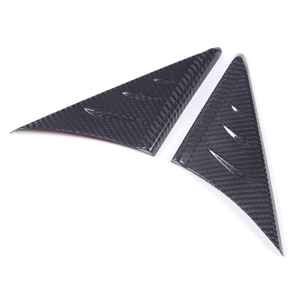 Stylish Real Carbon Fiber Rear View Mirror Apillar Triangle Cover For Supra 1922 Effortless Installation Improved Look