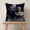 Game The WWitcher 3 Office Cushion Pillowcase Car Cushion Cover45X45CM Lumbar Pillowcase Sofa Pillowcover