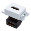 Wall-Mounted HDMI Outlet L-Shaped Ceramic White WND1211CW