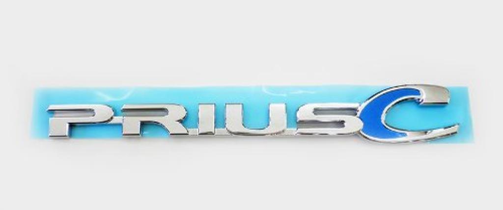 Genuine Toyota US Rear Emblem for Toyota Aqua American (North name "Prius C")