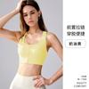 Women High Impact Shockproof Front Zip Sports Bra For Yoga Running Fitness