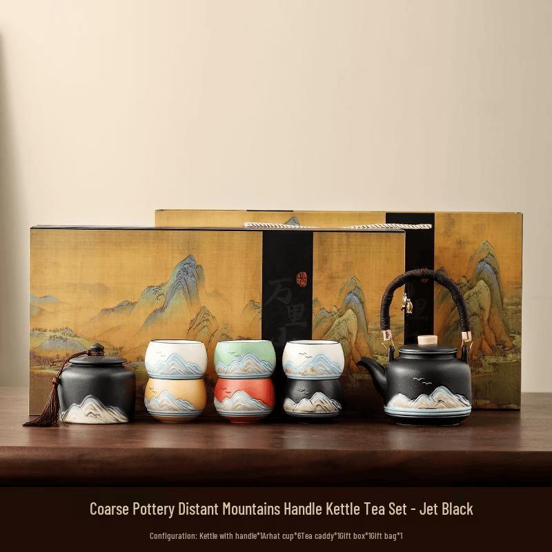 Forbidden City Myriad Rivers & Mountains Kung Fu Tea Set