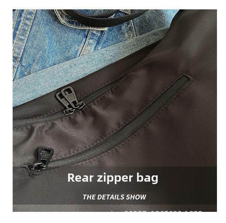 2025 Αδιάβροχη Τσάντα Ντενιέ Oxford Ημισελήνου Σχήματος Κινέζικου Ρολού: Στυλάτη Τσάντα Ώμου & Ταχυδρόμου Άνοιξη/Καλοκαίρι