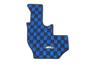 Jet Inoue Hello Mat Floor Mat Plaid Pattern Five Star Giga R 523176 Blue/Black