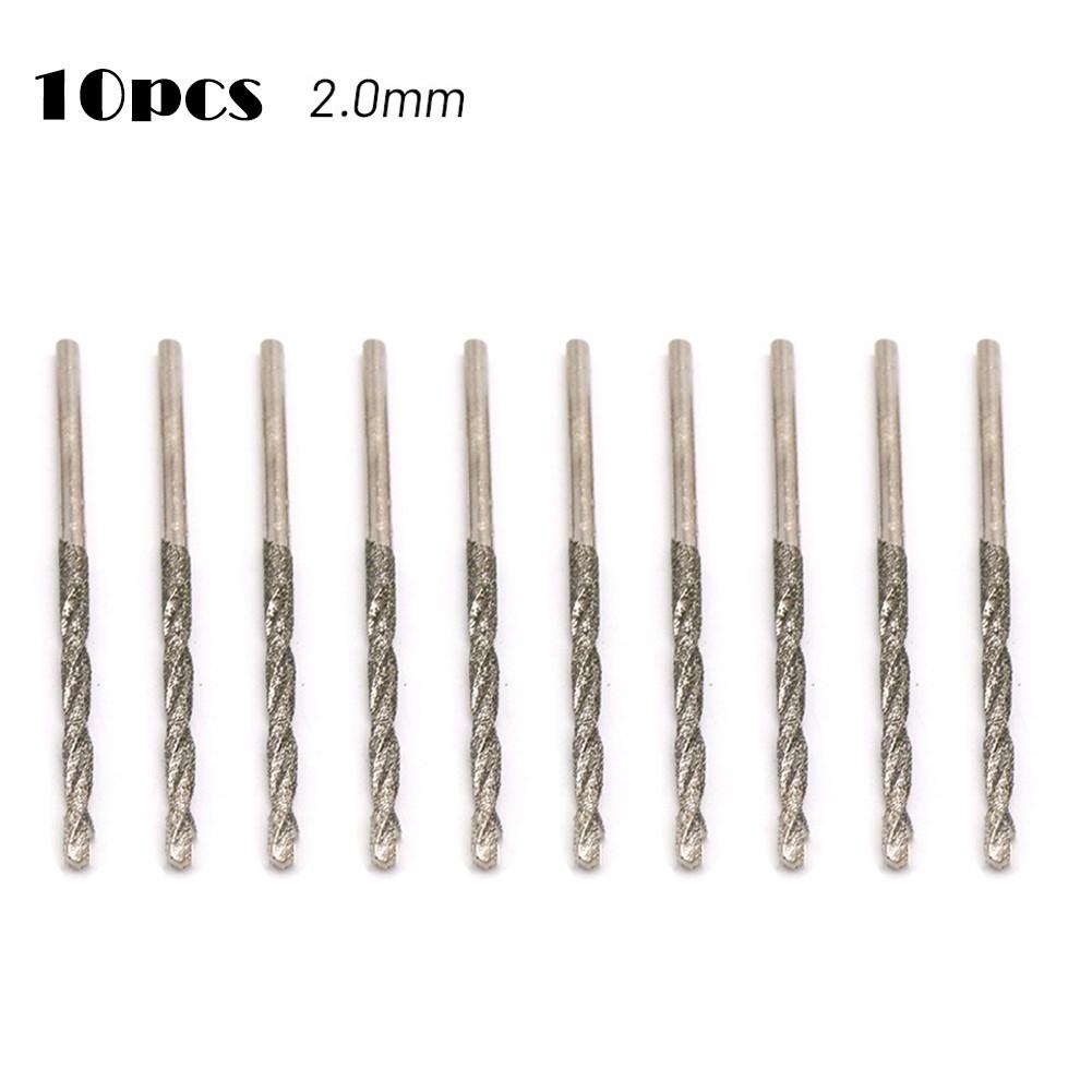 High Speed Spiral Drill Bits for Pendants Cobblestone Set of 10