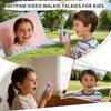 2er-Pack Video-Walkie-Talkies für Kinder von 3-12 Jahren, 4 Stimmeffekte & Bildschirm, Wiederaufladbar, Perfektes Weihnachtsgeschenk für Jungen Mädchen