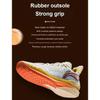 Li Ning Kids Lightweight Comfortable Durable Breathable Low Top Basketball Shoes Kids Sneakers White Orange YKBU056-1