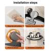 Shower Caddy No Drilling Space Aluminum Anti-Rust Storage Rack with Raised Rails Bathroom Corner Shelf