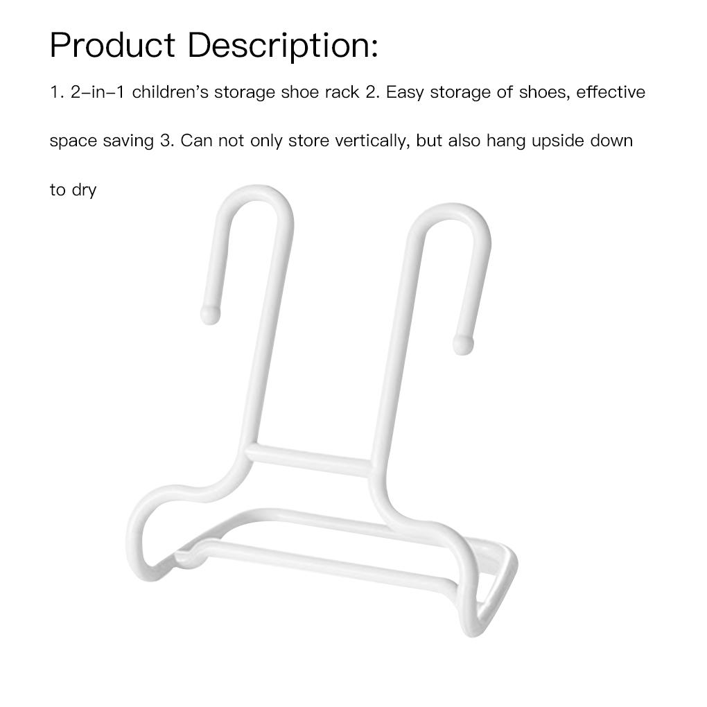 Multifunctional Children Shoes Stand Hanger Drying Rack Plastic Shoes Hanging Storage