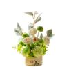 Hydrangea Artificial Flower Bonsai Multicolor Simulation Plant Potted  Home Decoration