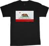 CLEARANCE SALE! - Mens 2XLT - Mens Graphic Tees California Flag Bear Shirts