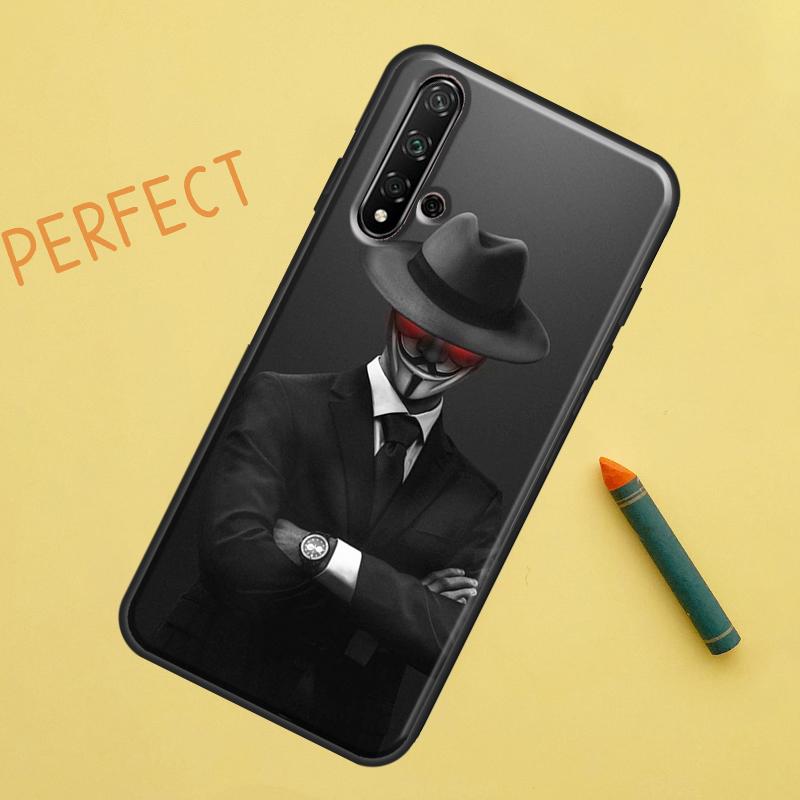 Herren Anzug Hemd Krawatte Hülle Für Huawei Nova Y90 Y70 Y61 Y60 9 10 SE Nova 5T 11i 8i 7i 3i P20 P40 P30 Lite P60 Pro