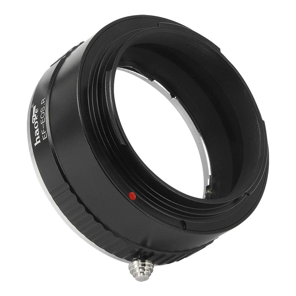 Haoge Manual Lens Mount Adapter for Canon EOS and Lenses To Canon RF Mount Including the Canon EOS R EF, EFS, EF-S Cameras,