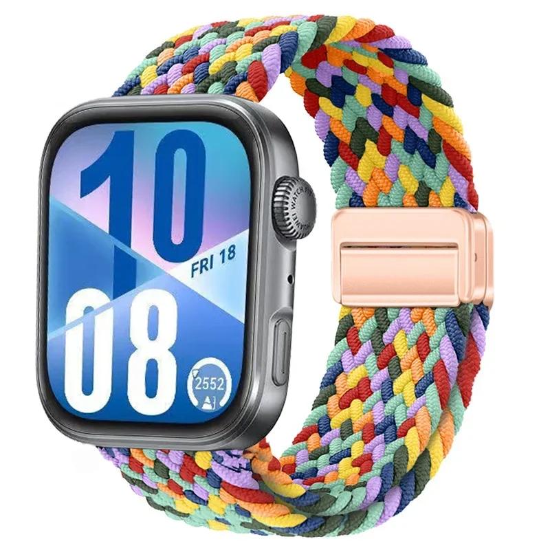 Magnetic Braided Strap for Huawei Watch Fit 4 Pro 3 Nylon Loop Correa Sports Bracelet for Huawei Fit3 Fit4 4Pro Band Accessories