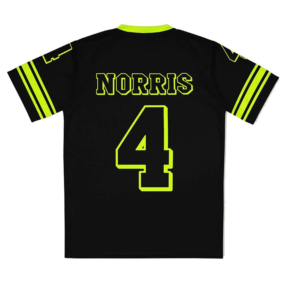 Racing Driver Lando Number 4 Norris Jersey Tees Loose Short Sleeve Casual Unisex Streetwear T-shirt Crew Neck Casual T Shirts