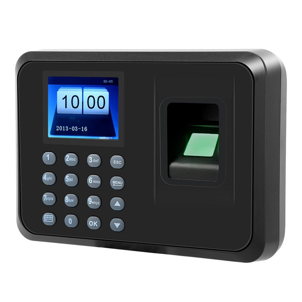 2.4 inch LCD Attendance Machine Fingerprint Password Time Clock