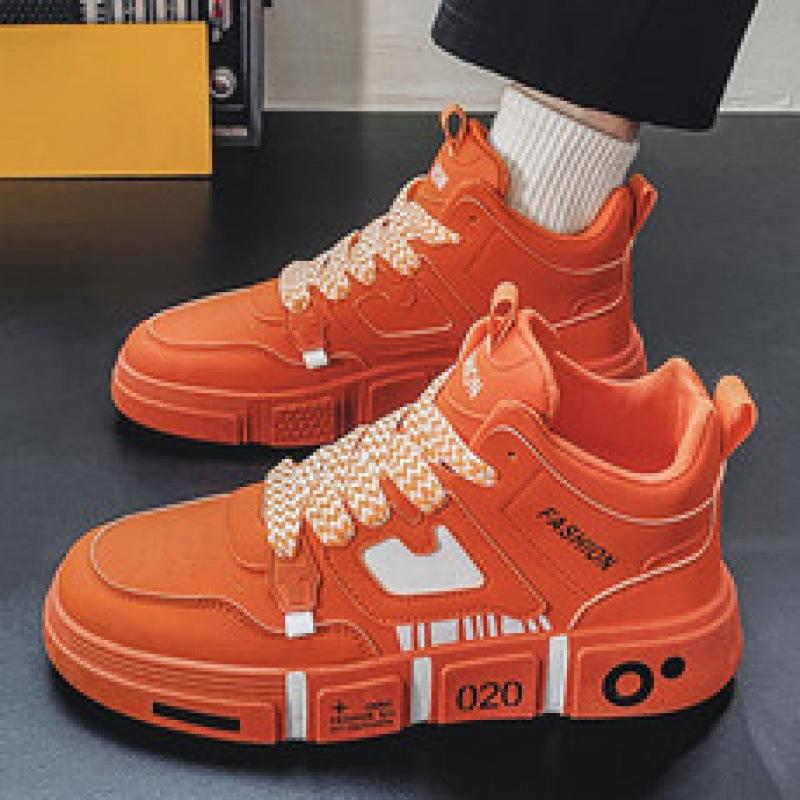 

2025 новая мужская обувь высокий верх зимние инс прилив досуг спорт баскетбол доска обувь Air Force aj Нет. 1 студенческие приливные туфли 44