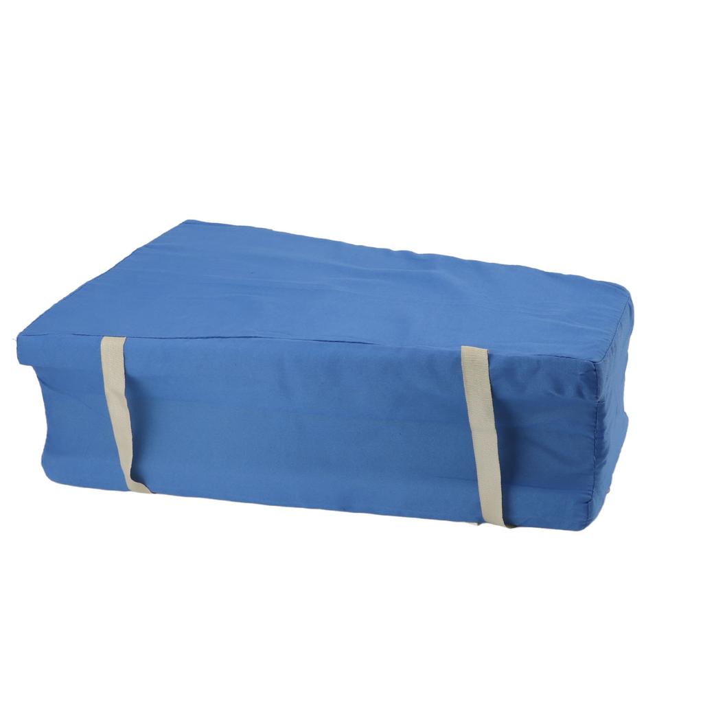 Leg Cushion Trapezoidal Grooved Sponge Body Positioning Pillow with Strap for Preventing Bedsores