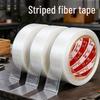 High-Adhesion Striped Fiber Tape: Heavy-Duty Lithium Battery & Refrigerator Bundling