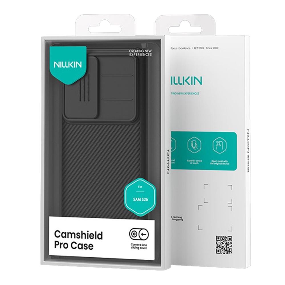 Case for Samsung Galaxy S26 Plus, Armored Nillkin, CamShield Pro, Black