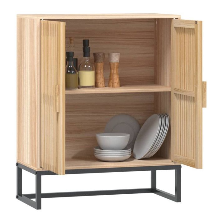 VidaXL Buffet, Sideboard with Wooden Door, Cupboard with Storage, Living Room Furniture, Scandinavian, 352111
