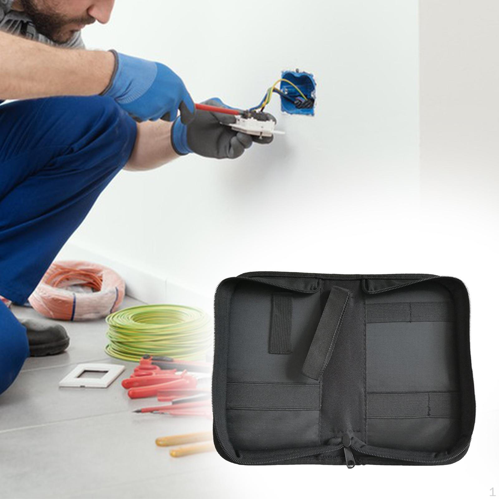 

Small Tool Bag Utility Organizer Case with Handle Wear Resistant Handbag Toolbag for Outdoor