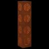 Solar LED Path Light 2 Pcs Rustic Weatherproof Steel