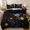 Universe Planet Galaxy Printing Duvet Set Bedding Set Digital Printing Three-Piece Set