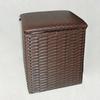 Luodeli Large Brown Shoe Cover Storage Basket with Lid