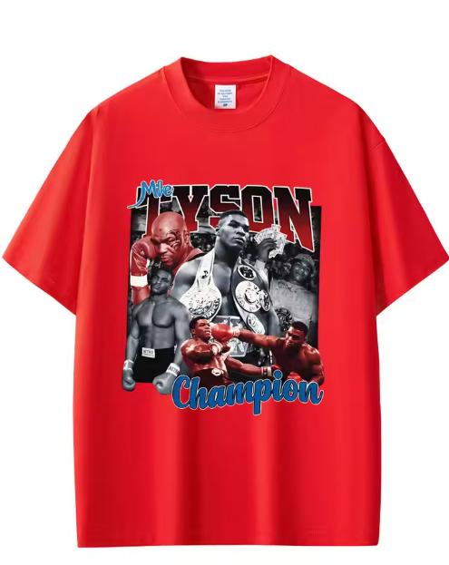 Mike Tyson Graphic TShirt Unisex Unisex Casual Vintage Short Sleeve T Shirt Male Hip Hop Round Neck TShirts Gothic Rock Streetwear