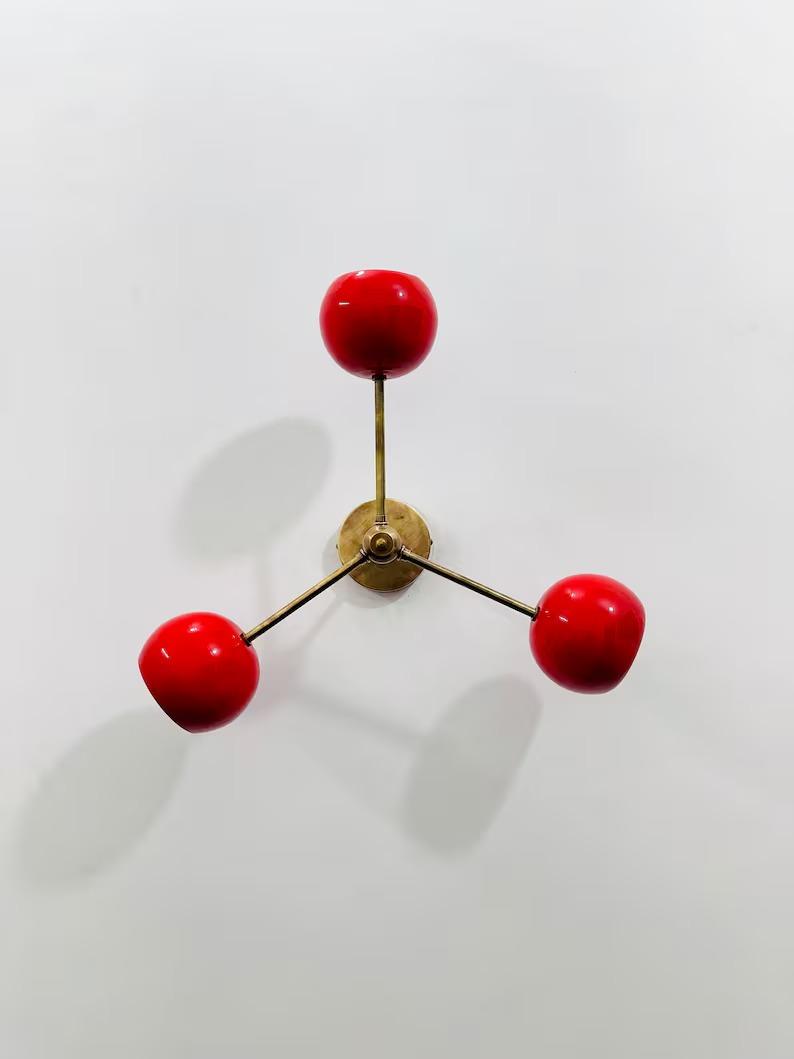 

Metal Brass Wall Sconce: Multicolour Triangle Lamp, Home Decor