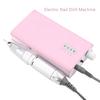 Portable Rechargeable Electric Nail Drill Machine 30000 RPM Cordless White