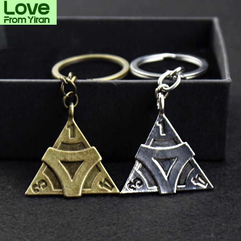 Game Jewelry Fifth Personality Identity V Necklaces Present Gifts Triangle 1 3 4 Pendant 2 Colors Car Necklaces Halloween Men Present GiftsFashion
